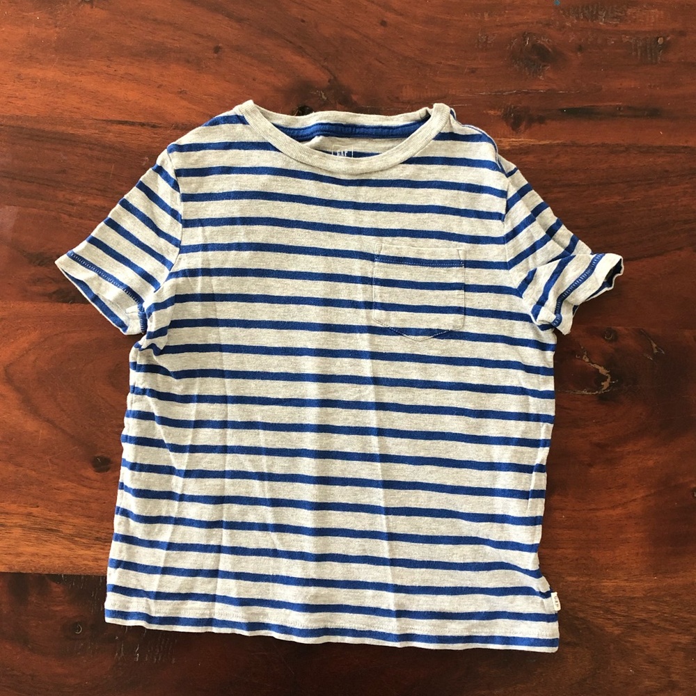 Boys gap striped pocket tee